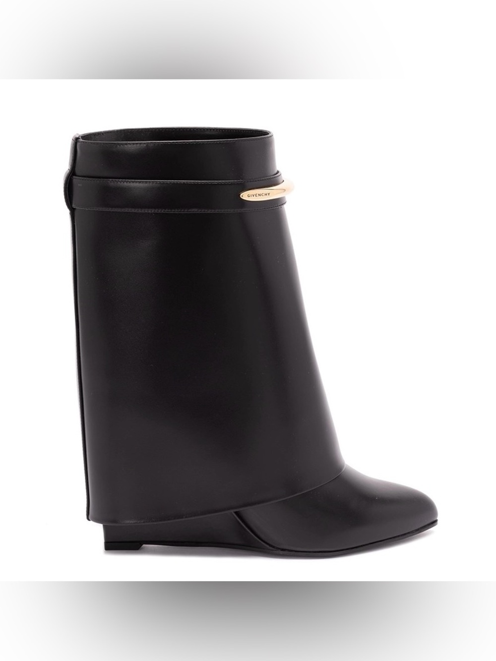 GIVENCHY Shark Pinch 95 leather ankle boots